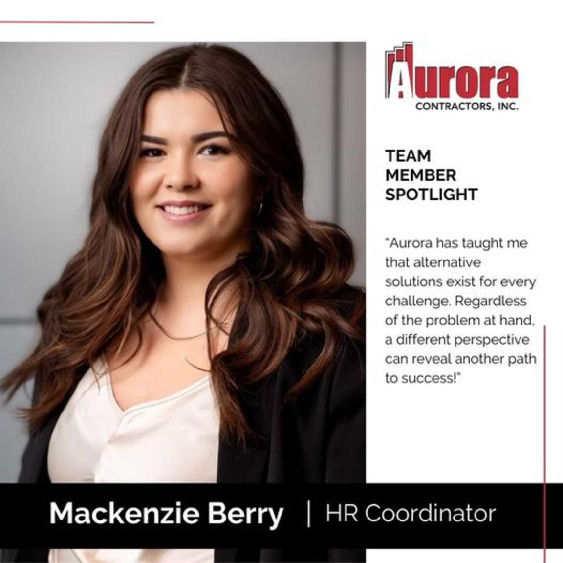 Team Member Spotlight: Mackenzie Barry