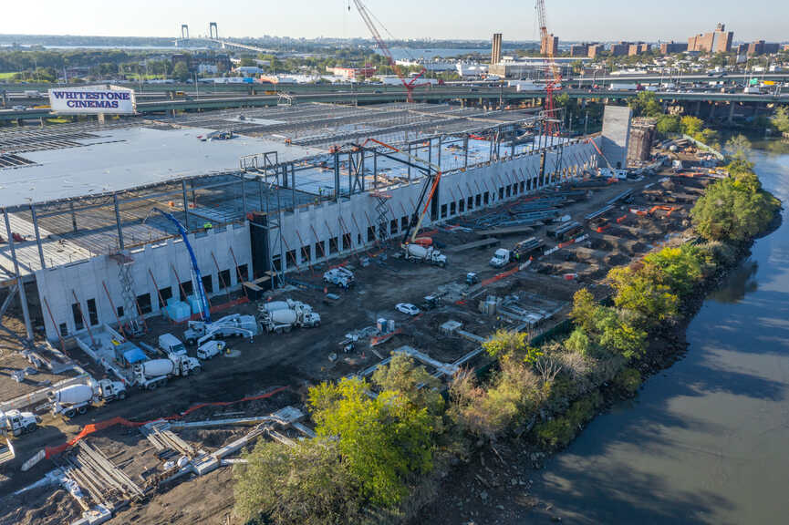 2505 Bruckner - Aerial photo of ongoing construction