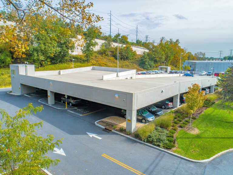 Parking Garages - Aerial photo of Fedex Parking Garage