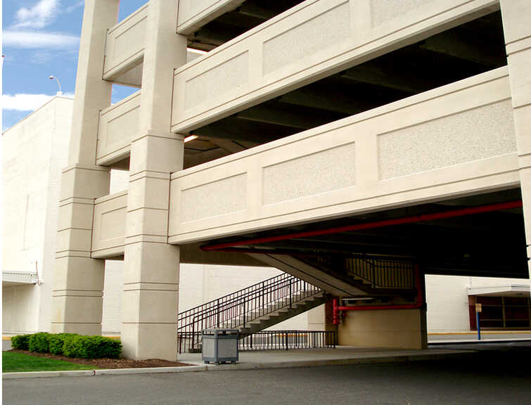 Parking Garages - Exterior photo of Valley Stream Parking Garage