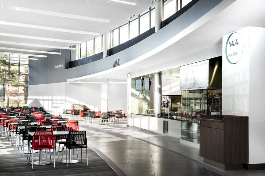 Toll Drive Residence and Dining Hall - Interior photo of Cafeteria